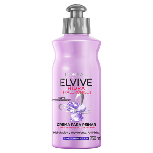 Crema Para Peinar Elvive Hidra-Hialuronico X 250 Ml