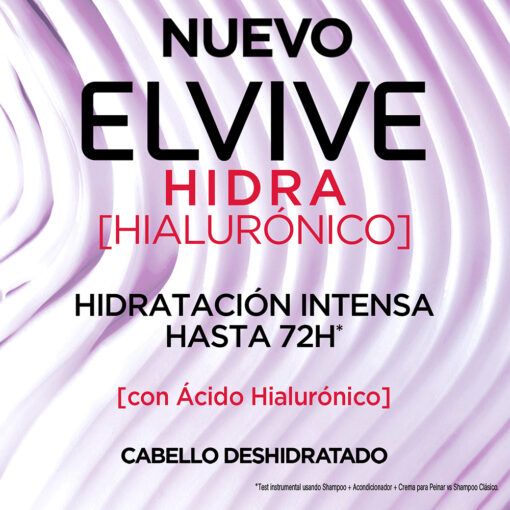 Crema Para Peinar Elvive Hidra-Hialuronico X 250 Ml - Imagen 3