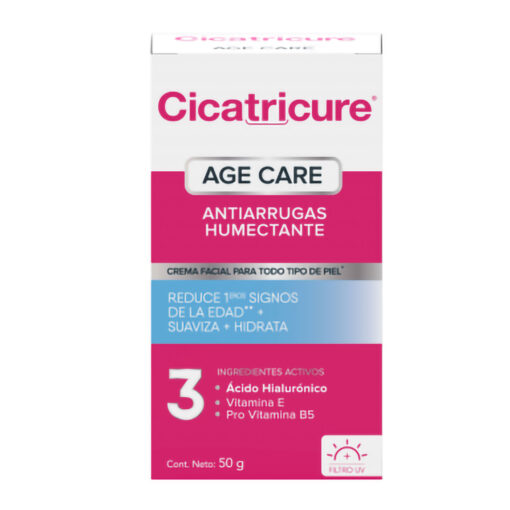 Crema Facial Cicatricure Age Care AntiArrugas Humectante X 50 Gr