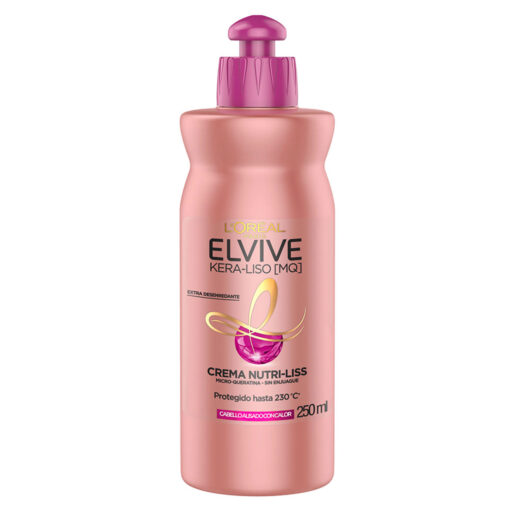 Crema para Peinar Elvive Kera-Liso X 250 Ml