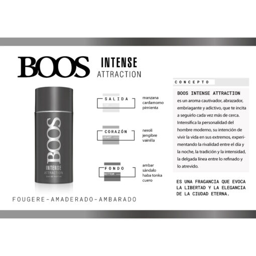 Perfume Boos Intense Attraction X 90 Ml - Imagen 2